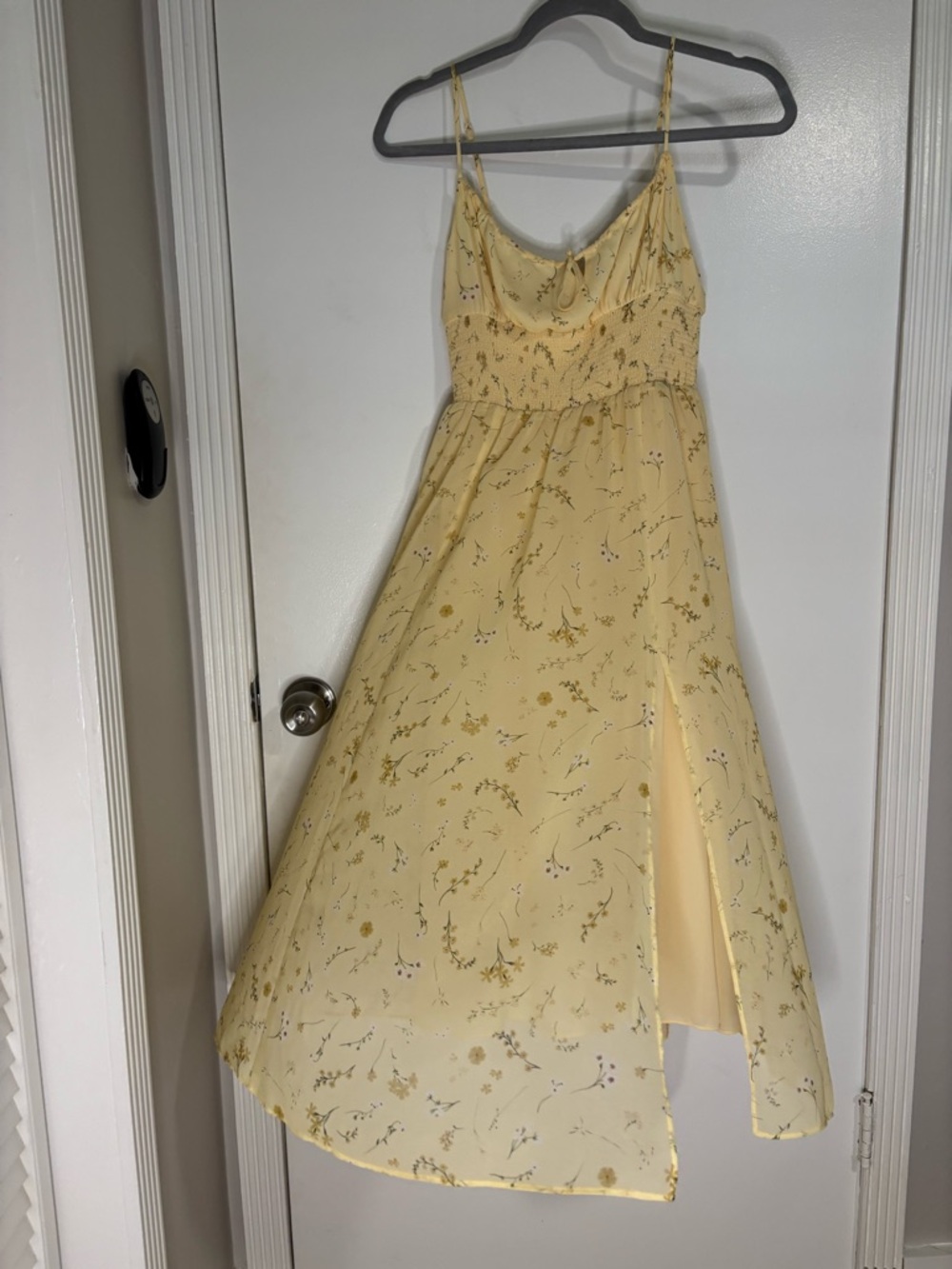 Wilfred Yellow Floral Spaghetti-Strap Dress - Picture 2 of 6